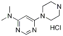 N,N-diMethyl-6-(piperazin-1-yl)pyriMidin-4-aMine hydrochloride, 98+% C10H18ClN5, MW: 243.74 Struktur