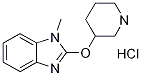 1-Methyl-2-(piperidin-3-yloxy)-1H-benzoiMidazole hydrochloride, 98+% C13H18ClN3O, MW: 267.76 Structure