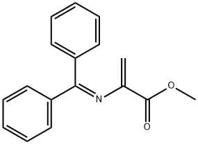 Methyl 2-(diphenylMethyleneaMino)acrylate Struktur