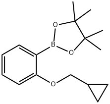 2-CyclopropylMethoxyphenylboronic acid pinacol ester Struktur