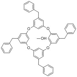 C-BENZYLCALIX(4)RESORCINARENE CH3OH Struktur