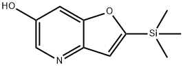 2-(Trimethylsilyl)furo[3,2-b]pyridin-6-ol Struktur