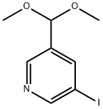 3-(Dimethoxymethyl)-5-iodopyridine Struktur