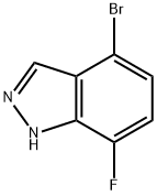 4-溴-7-氟-1H-吲唑, 1186334-63-3, 結(jié)構(gòu)式