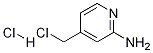 2-Amino-4-(chloromethyl)pyridine Hydrochloride Struktur