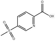 5-(Methylsulfonyl)-2-pyridinecarboxylic Acid Struktur