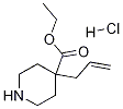 Ethyl 4-Allyl-4-piperidinecarboxylate Hydrochloride Struktur