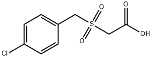 4-CHLOROBENZYLSULFONYLACETIC ACID Struktur