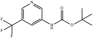 3-(Boc-amino)-5-trifluoromethyl-pyridine Struktur