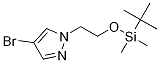 4-Bromo-1-(2-(tert-butyldimethylsilyloxy)ethyl)-1H-pyrazole Struktur