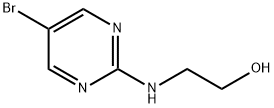 2-(5-Bromopyrimidin-2-ylamino)ethanol Struktur