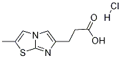 3-(2-MethyliMidazo[2,1-b]thiazol-6-yl)propanoic acid HCl Struktur