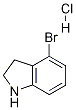 4-BroMo-2,3-dihydro-1H-indole hydrochloride Struktur