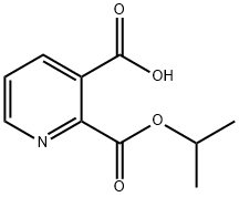 2,3-Pyridinedicarboxylic acid, 2-(1-Methylethyl) ester Struktur