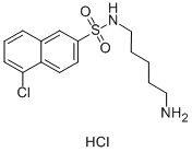 N-(5-AMINOPENTYL)-5-CHLORO-1-NAPHTHALENE-SULFONAMIDE HYDROCHLORIDE Structure