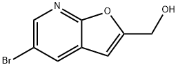 (5-Bromofuro[2,3-b]pyridin-2-yl)methanol Struktur