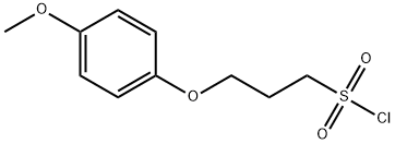 3-(4-METHOXYPHENOXY)-1-PROPANESULFONYL Struktur