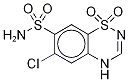 Chlorothiazide-13C,15N2 Struktur