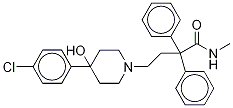 N-Desmethyl Loperamide-d3 Struktur