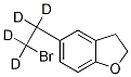 5-(2-Bromoethyl-d4)-2,3-dihydrobenzofuran Struktur