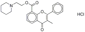 Flavoxate-d4 Hydrochloride Struktur