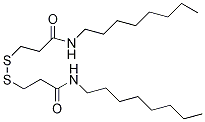 N,NDi-(n-octyl-d17)-3,3dithiodipropionamide Struktur