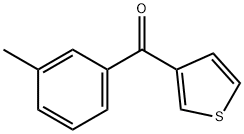 3-(3-METHYLBENZOYL)THIOPHENE Struktur