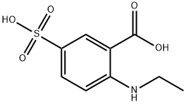 N-ethyl-5-sulphoanthranilic acid Struktur