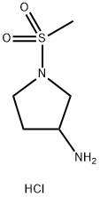 1-(Methylsulfonyl)pyrrolidin-3-amine hydrochloride Struktur