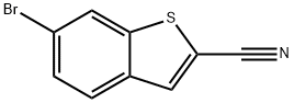 6-Bromobenzo[b]thiophene-2-carbonitrile Struktur