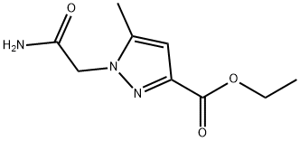 Ethyl 1-(2-aMino-2-oxoethyl)-5-Methyl-1H-pyrazole-3-carboxylate Struktur