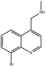 1-(8-bromoquinolin-4-yl)-
N-methylmethanamine Struktur