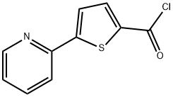 5-(2-PYRIDINYL)-2-THIOPHENECARBONYL CHLORIDE Struktur