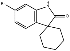 6'-Bromo-1',2'-dihydrospiro[cyclohexane-1,3'-indole]-2'-one Struktur