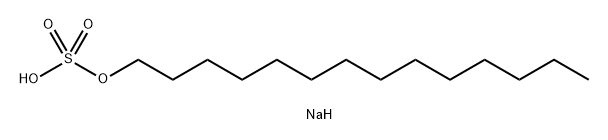 SODIUM TETRADECYL SULFATE Structure