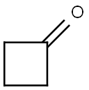 Cyclobutanone Struktur