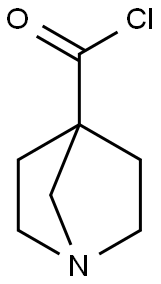 1-Azabicyclo[2.2.1]heptane-4-carbonyl chloride (9CI) Struktur