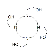 N,N',N'',N'''-tetrakis(2-hydroxypropyl)-1,4,7,10-tetraazacyclododecane Struktur