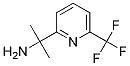 2-(6-(trifluoromethyl)pyridin-2-yl)propan-2-amine Struktur