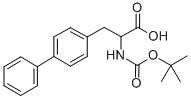 3-BIPHENYL-4-YL-2-TERT-BUTOXYCARBONYLAMINO-PROPIONIC ACID Struktur