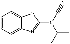 Cyanamide, 2-benzothiazolyl(1-methylethyl)- (9CI) Struktur