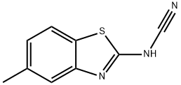 Cyanamide, (5-methyl-2-benzothiazolyl)- (9CI) Struktur