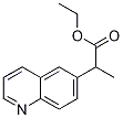 alpha-Methyl-6-quinolineacetic acid ethyl ester Structure