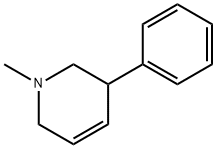 1-methyl-3-phenyl-1,2,3,6-tetrahydropyridine Struktur