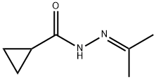 Cyclopropanecarboxylic acid, (1-methylethylidene)hydrazide (9CI) Struktur