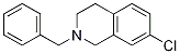 2-benzyl-7-chloro-1,2,3,4-tetrahydroisoquinoline Struktur