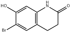 6-Bromo-7-hydroxy-3,4-dihydro-1H-quinolin-2-one Struktur