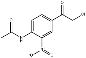 2-NITRO-4-(2-CHLOROACETYL)-ACETANILIDE Struktur