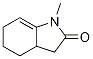 1,3,3a,4,5,6-hexahydro-1-Methyl-2H-Indol-2-one Struktur