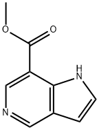 1H-Pyrrolo[3,2-c]pyridine-7-carboxylic acid, Methyl ester Struktur